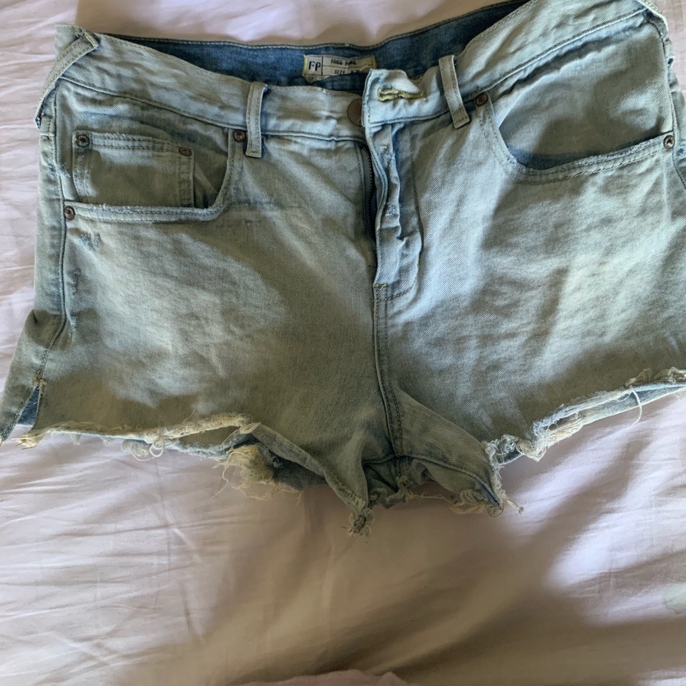 Denim shorts